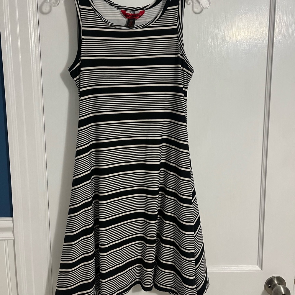 Black and White Mini Dress